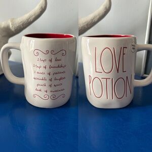 Rae Dunn Valentine’s Day Love Potion with Recipe Double Sided Mug